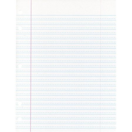 SCHOOL SMART Ruled Cursive Handwriting Paper with Margin, 8 x 10-1/2 Inches, 500 Sheets 085243